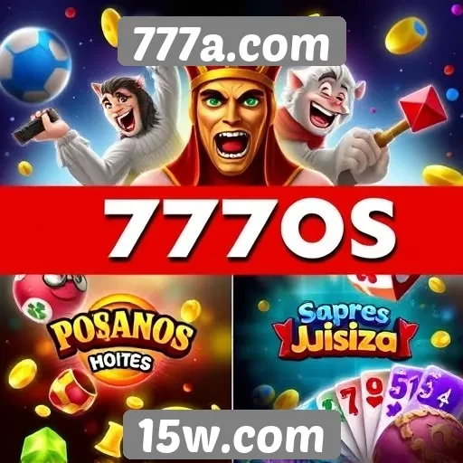 Comparativo de jogos disponíveis no 777a.com